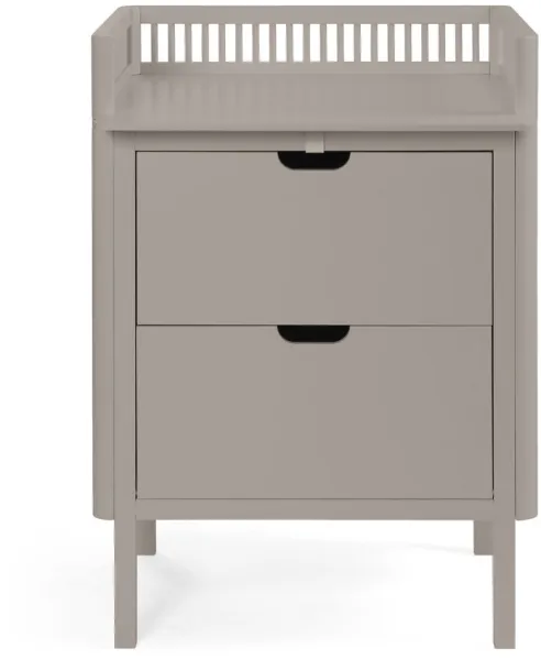 Skötbord med lådor - jetty beige FSCÂ®